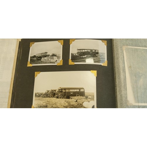 552 - Unique photograph album from early 1950s relating to the Forestry Commission.  Includes detail on ea... 