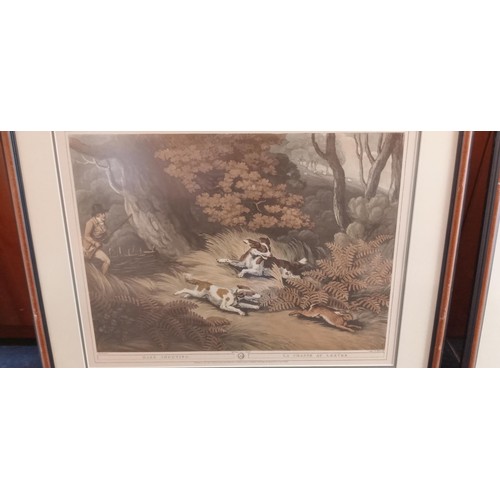 38 - Pair of framed prints 1 'Pheasant Shooting II' & the other is 'Hare Shooting'