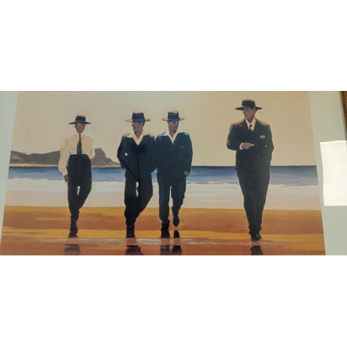 45 - Framed Jack Vettriano print Portland Gallery 'The Billy Boys'