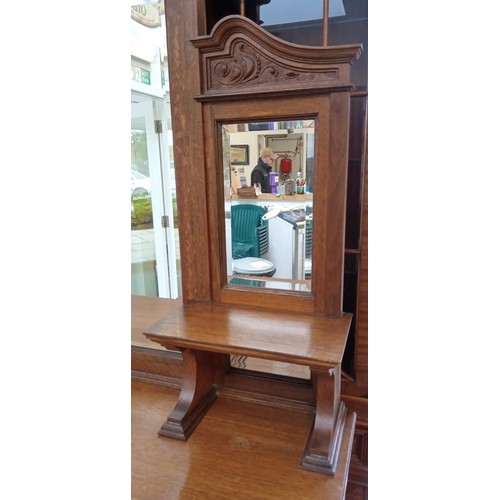 1 - Antique chiffonier oak side board