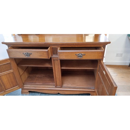 1 - Antique chiffonier oak side board