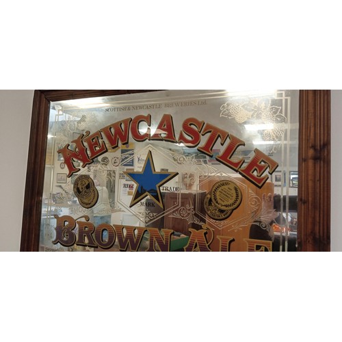 4 - Vintage Newcastle Brown Ale pub mirror