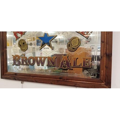 4 - Vintage Newcastle Brown Ale pub mirror