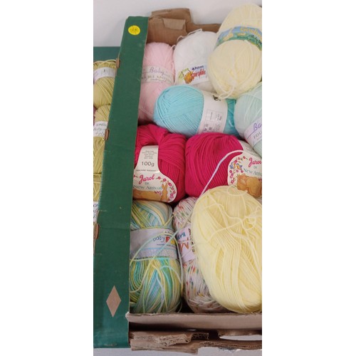 7 - 2 Boxes of assorted baby wool