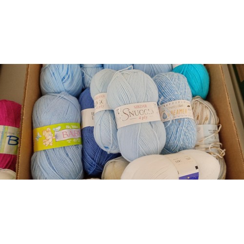 9 - Box of baby wool