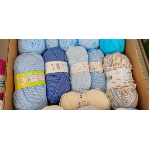 9 - Box of baby wool