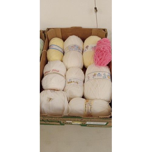 13 - 2 Boxes of assorted baby wool