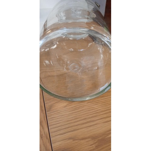 28 - Vintage hand blown glass sweetie jar