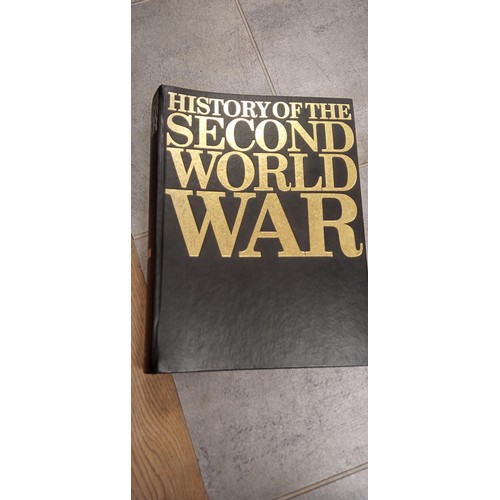 76 - History of the Second World War published by Purnell London binded magazines