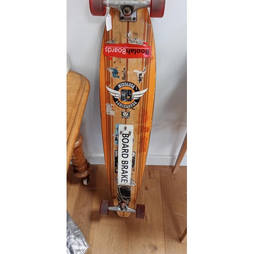 80 - Vintage Long board skateboard