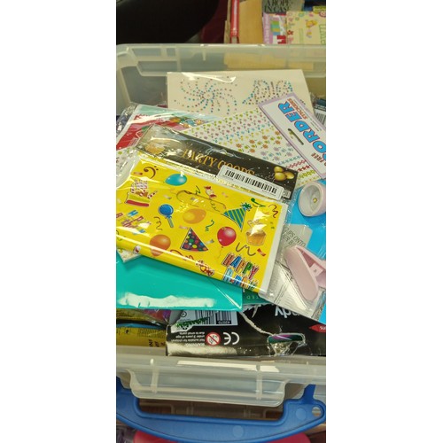 397 - Box of party and craft items