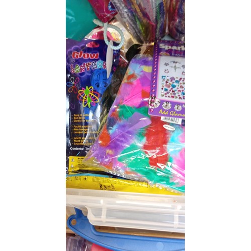 397 - Box of party and craft items