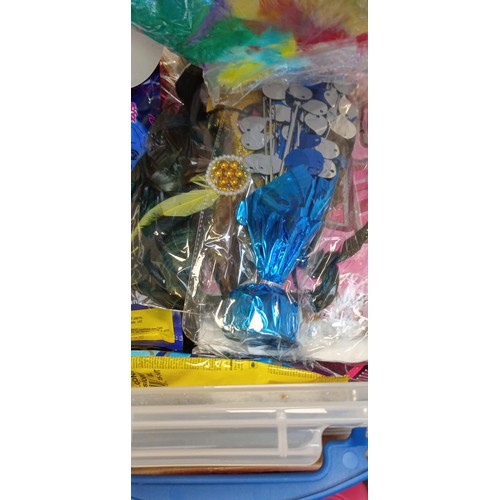 397 - Box of party and craft items