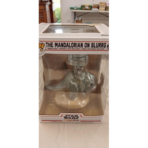 4 - Funko Pop/ bobble head Star Wars #358 The Mandalorian on Blurrg brand new never opened