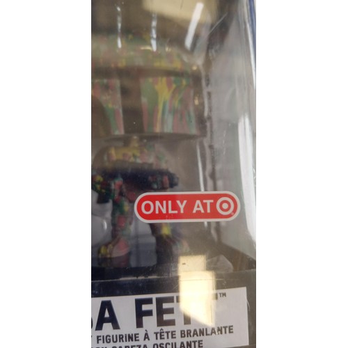 6 - Funko Pop/ bobble head Star Wars #297 Boba Fett in sealed plastic container believed only at Target ... 