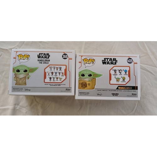 7 - Funko Pop/ bobble head Star Wars #368 & #405 The Child brand new never opened