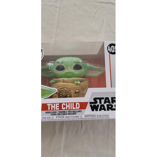 7 - Funko Pop/ bobble head Star Wars #368 & #405 The Child brand new never opened