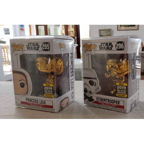 22 - Funko Pop/ bobble head Star Wars #124 ĩ Yoda 2019 summer convention limited edition 2019 galactic li... 