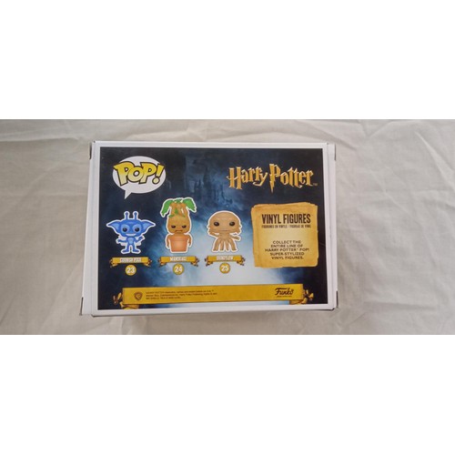 44 - Funko Pop/ bobble head Harry Potter 3 pack 2016 summer convention exclusive cornish pixie, mandrake ... 