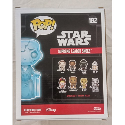 45 - Funko Pop/ bobble head Star Wars #182 Supreme Leader Snoke