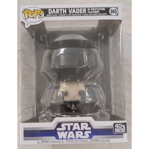 46 - Funko Pop/ bobble head Star Wars The Empire strikes back #365 Darth Vadar in meditation chamber