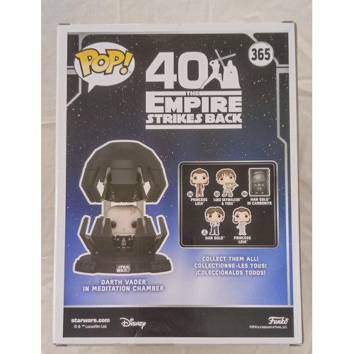 46 - Funko Pop/ bobble head Star Wars The Empire strikes back #365 Darth Vadar in meditation chamber