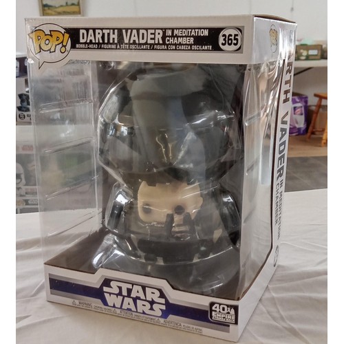 46 - Funko Pop/ bobble head Star Wars The Empire strikes back #365 Darth Vadar in meditation chamber