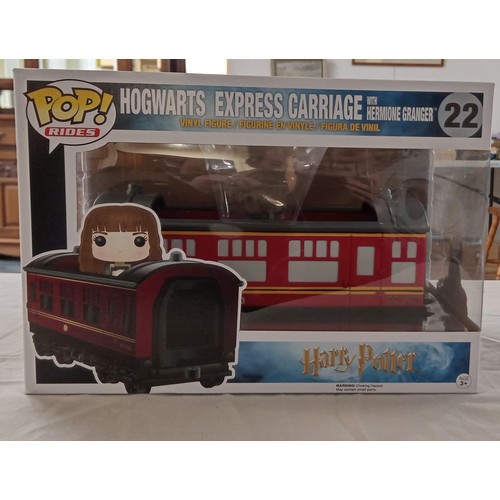 48 - Funko Pop/ bobble head Harry Potter #22 Hogwarts express carriage with Hermione Granger