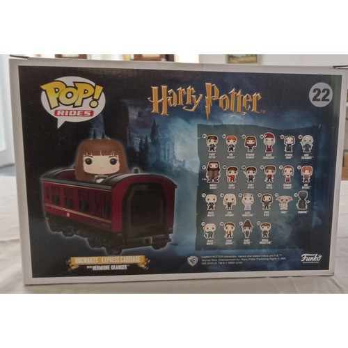 48 - Funko Pop/ bobble head Harry Potter #22 Hogwarts express carriage with Hermione Granger