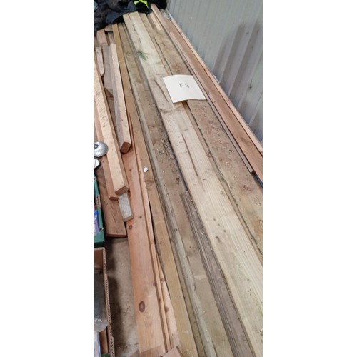 46 - Selection of mainly treated timber