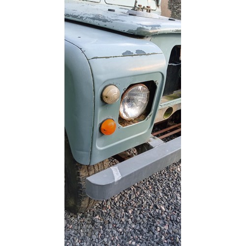 54 - Land Rover 1972, with galvanized chassis diesel light 4x4 Utility registered historic vehicle V5 pre... 