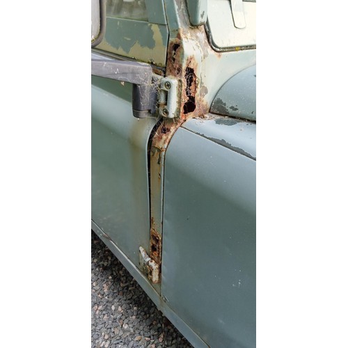 54 - Land Rover 1972, with galvanized chassis diesel light 4x4 Utility registered historic vehicle V5 pre... 