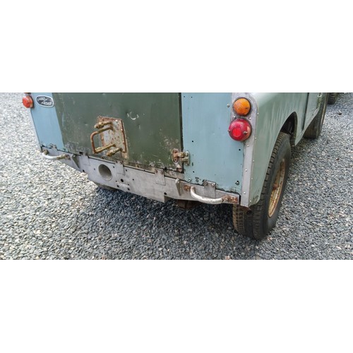 54 - Land Rover 1972, with galvanized chassis diesel light 4x4 Utility registered historic vehicle V5 pre... 