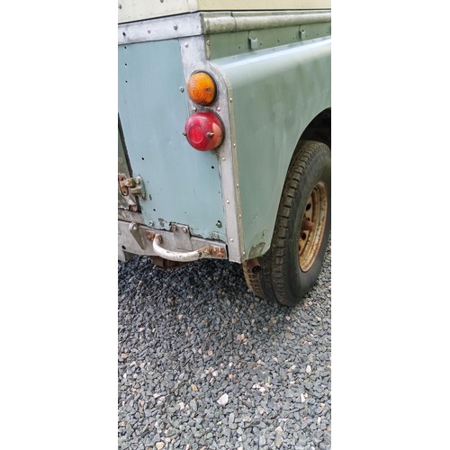 54 - Land Rover 1972, with galvanized chassis diesel light 4x4 Utility registered historic vehicle V5 pre... 