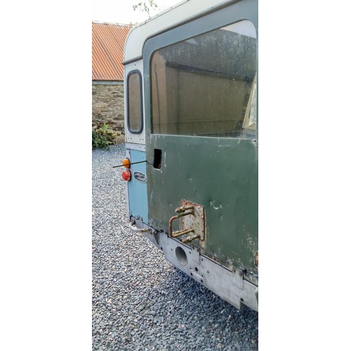 54 - Land Rover 1972, with galvanized chassis diesel light 4x4 Utility registered historic vehicle V5 pre... 