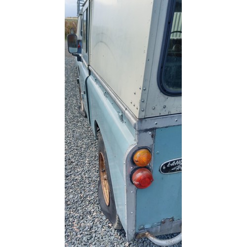 54 - Land Rover 1972, with galvanized chassis diesel light 4x4 Utility registered historic vehicle V5 pre... 