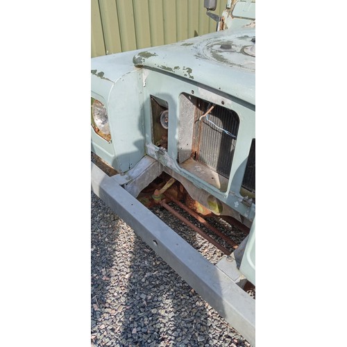 54 - Land Rover 1972, with galvanized chassis diesel light 4x4 Utility registered historic vehicle V5 pre... 