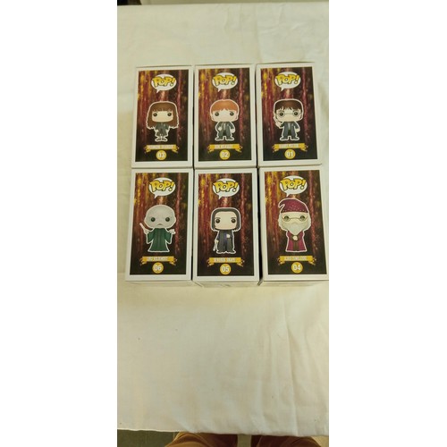 80 - Funko Pop/ bobble head Harry Potter #01, #02, #03, #04, #05 & #06 Harry Potter, Ron Weasley, Hermion... 