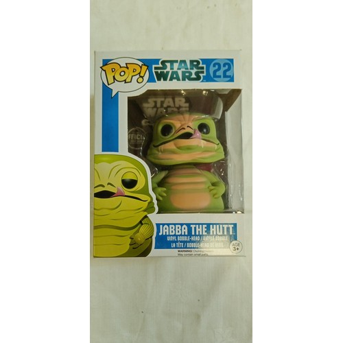 109 - Funko Pop/ bobble head Star Wars #22 Jabba the Hutt