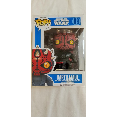 113 - Funko Pop/ bobble head Star Wars #09 Darth Maul