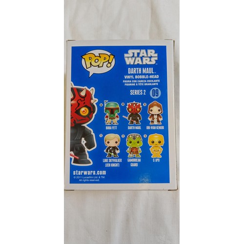 113 - Funko Pop/ bobble head Star Wars #09 Darth Maul