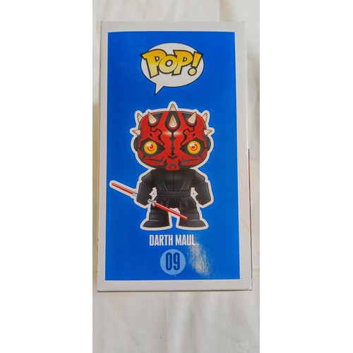 113 - Funko Pop/ bobble head Star Wars #09 Darth Maul