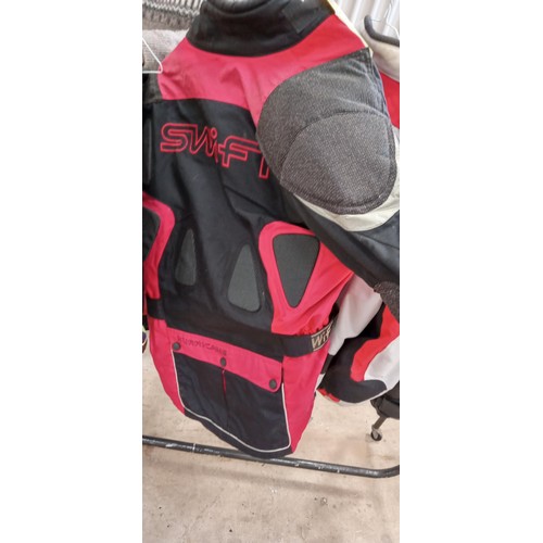 96 - Swift innovation motor bike jacket with armour