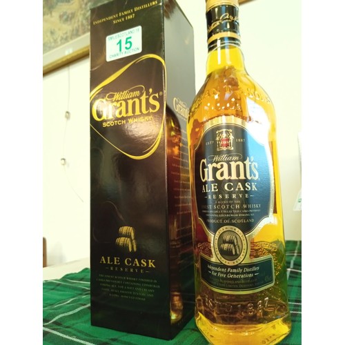 15 - William Grants Ale Cask Reserve Scotch Whisky 70cl 40 vol