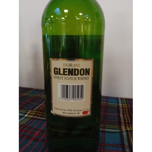 26 - 3 bottles of whisky Glen Gorse 40 vol 70cl, Glen Orson 70cl 40 vol & Glendon 70 cl 40 vol