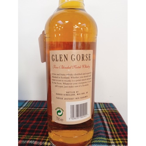 26 - 3 bottles of whisky Glen Gorse 40 vol 70cl, Glen Orson 70cl 40 vol & Glendon 70 cl 40 vol