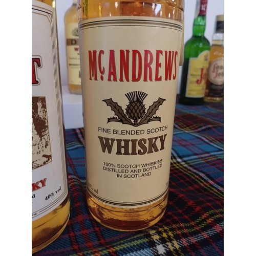 29 - McAndrews whisky 40vol 70cl & Jock Scott aged in oak 5 years scotch whisky 70cl 40vol