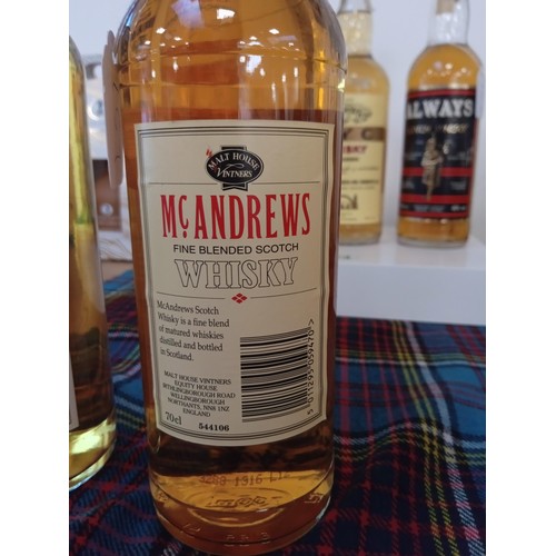 29 - McAndrews whisky 40vol 70cl & Jock Scott aged in oak 5 years scotch whisky 70cl 40vol