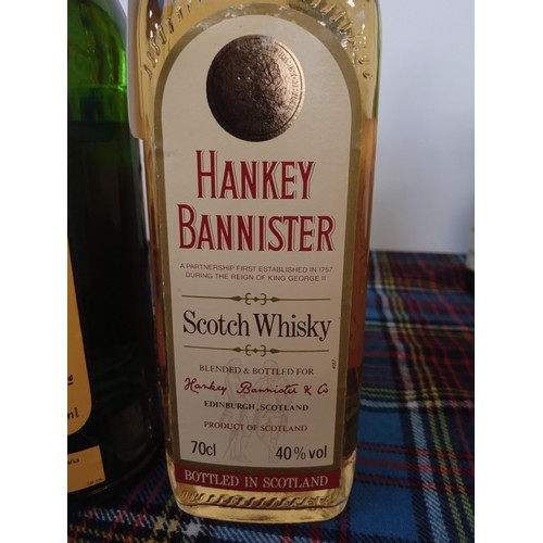 31 - Cutty Sark blended Scots whisky 40 vol 700ml export & Hankay Bannister scotch whisky 70cl 40 vol