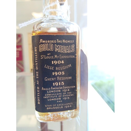 65 - Miniature Jack Daniels 78% British proof very old bottling